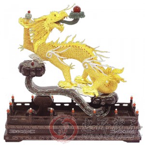 金钻珠宝花丝镶嵌生肖·龙