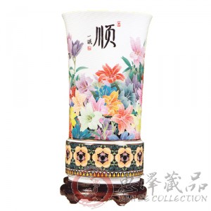 佛缘瓷《百世和顺·百事和顺》瓶