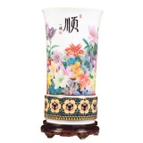 佛缘瓷《百世和顺·百事和顺》瓶