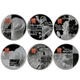 伦敦奥运欢庆英国纪念精制银币套装之英国风情