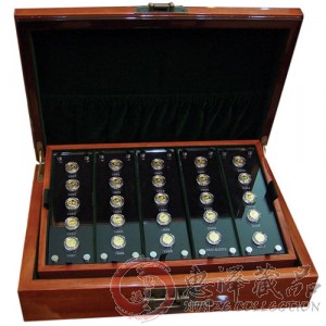 中国熊猫金币发行25周年金币套装