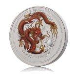 澳洲2012年龙年生肖彩色金银币1公斤银币