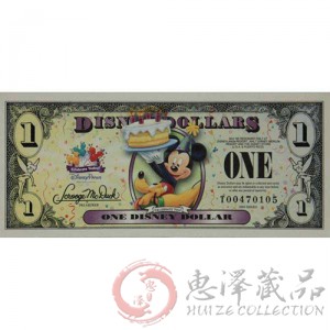 迪士尼纪念钞