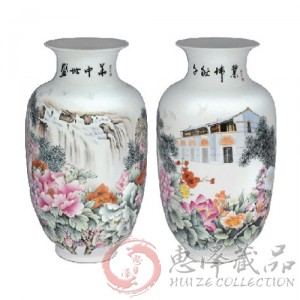 国瓷2011冬瓜瓶(一对)