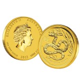 澳大利亚2013蛇年彩色金币