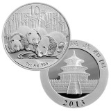 2013年1盎司熊猫银币