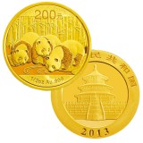 2013年1/2盎司熊猫金币