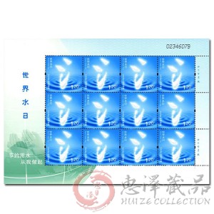 2013-7世界水日整版票