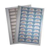 J22毛泽东主席纪念堂大版票