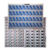 J60 联合国教科文组织中国绘画艺术展览整版票