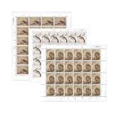 1998-15何香凝国画作品整版票