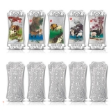 2015羊年贺岁宝泉银条5枚套装