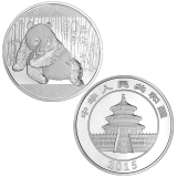2015版熊猫5盎司银币