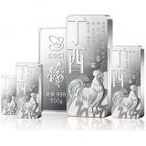 2017年鸡年贺岁银条（金币总公司）
