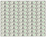 1美元50连体整版钞