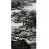 程振国《歇雨图》136x68cm