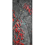 曾迎春《春花秋月》136x68cm