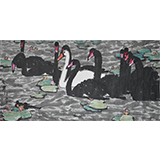 曾迎春《花鸟画》四尺横幅