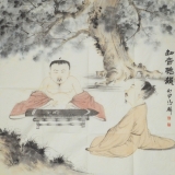 马麟 《知音听韵》斗方