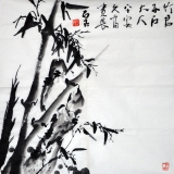 石古《竹子》68×68cm