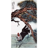 潘锡林《雄风》178×98cm