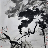 高广峰《秋日私语》 四尺斗方