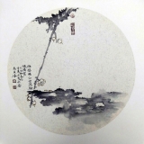 高广峰《雅瑟飞白雪 逸翰怀清霄》 四尺斗方