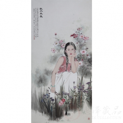 赵永夫《秋水长天》135x68cm