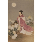 赵永夫《貂蝉拜月》98x160cm