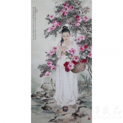 赵永夫《薄雾萦花》六尺整张