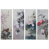 赵永夫《春和景明》四条屏