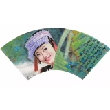 赵金文《花街有约》  35×46cm