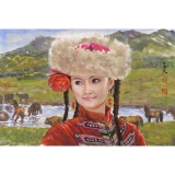 赵金文《清清泉水 》45×69cm