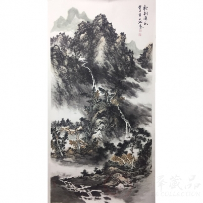 陈忠洲《 秋到深山》四尺整张