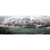 师恩钊《春歌》四尺对开