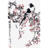 孙其峰《双喜图》四尺对开