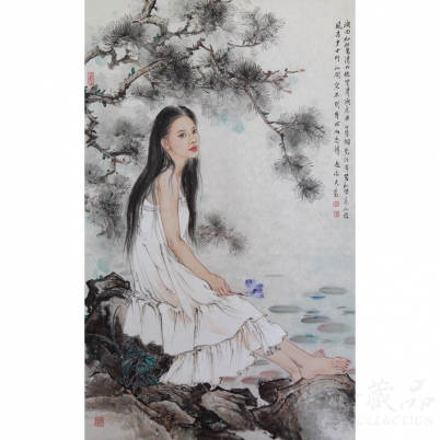 赵永夫《湖面初秋》60x96cm