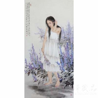 赵永夫《花海幽香》68x136cm
