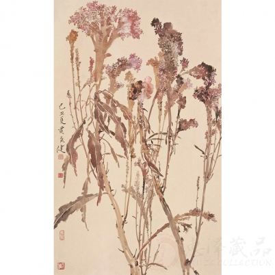 贾广健《似闻鸡鸣 》62×36cm