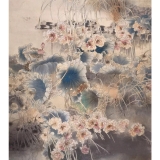 贾广健《寒河晴晚》  180×190cm