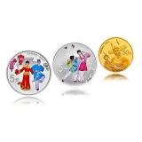 中国戏曲艺术黄梅戏金银纪念币