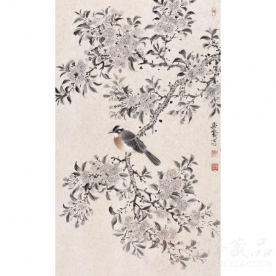 郭慧庆《境与静——春系列三》38×65cm