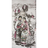 李毅《藏家姐妹》六尺整张