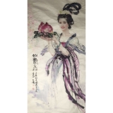 赵金文《仙寿图》四尺整张