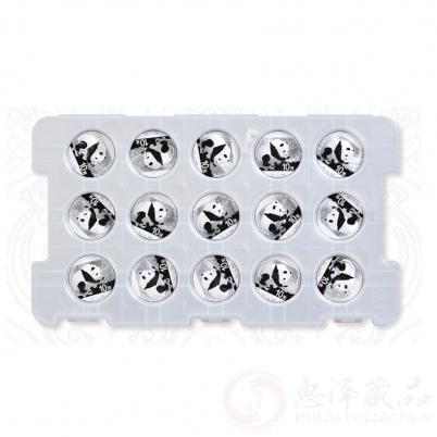 2016年30克熊猫银币整版15枚