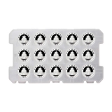 2017年30克熊猫银币整版15枚