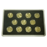 1991-2001年中国流通硬币梅花5角硬币流通品