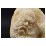 钟馗伏魔蜜蜡雕件