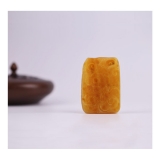 达摩祖师蜜蜡项链