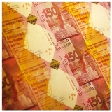 香港汇丰银行150周年35连体整版钞